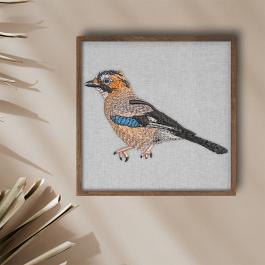 Cre8iveSkill - Baby Sparrow wall frame mockup design