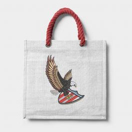 Cre8iveSkill - Bald Eagle Logo tote bag mockup design