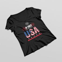 Vector Art USA Independence Day Mockup Design