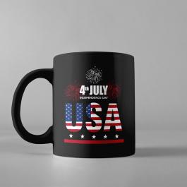 Vector Art USA Independence Day Mockup Design