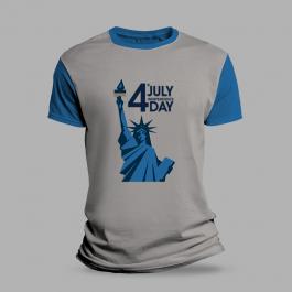 T-shirt Vector Art Design 4th Of July Independence Day