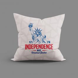 Independence Day Statue of Liberty Cushion Mock Up