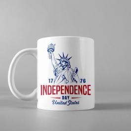 Independence Day Statue of Liberty Cup Mock Up