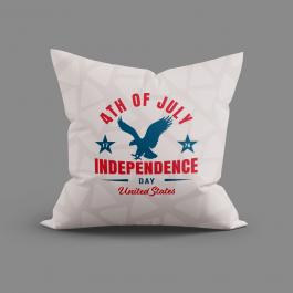 Vector Art 4th July Eagle Cushion