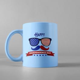 Happy Independence Day Vector Art Cup Mock Up