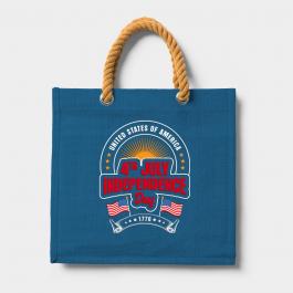 Vector Art Tote Bag Mock Up 4th July The Independence Day