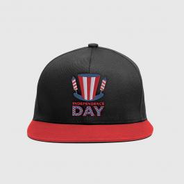 American Flag Hat Fireworks Cap Embroidery Design