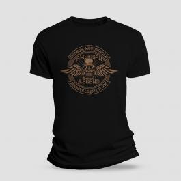 American Legends Motorcycle T-Shirts Mockup Design