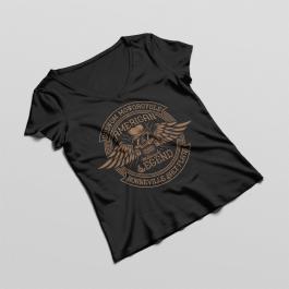 American Legends Motorcycle T-Shirt Mockup Design Cre8iveSkill