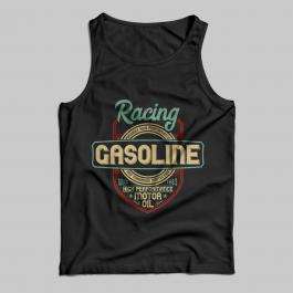 Racing Gasoline Vector Design Vest Mockup