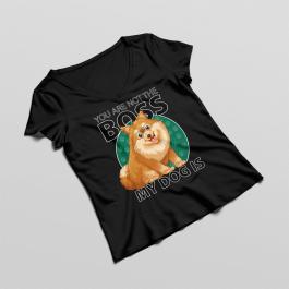 My Dog Is Boss Vector Graphic Design Mockup - Cre8iveSkill