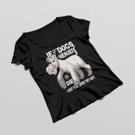 Dogs In Heaven Vector Graphic T-Shirts Mockup Design