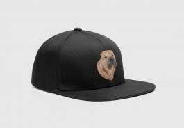 Embroidery Design: Shar Pei Dog Cap Mock Up