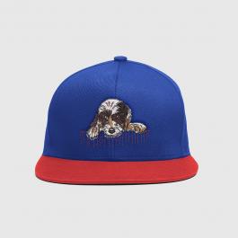 Embroidery Design: Sad Dog Cap Mock Up