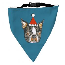 Embroidery Design Happy Birthday Dog Scarf Mockup