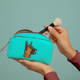 Embroidery Design: Doberman Dog Bag Mock UP