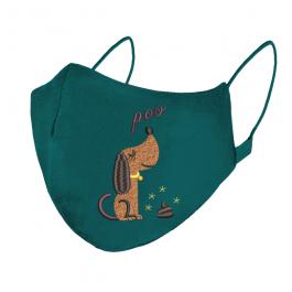 Embroidery Design: Funny Dog  Mask Mock Up