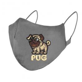 Embroidery Design: Pug Mask Up
