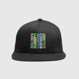 Beach Embroidery Design Cap Mockup