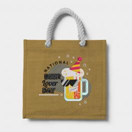 Beer Lover Day Celebration Totebag Mockup Design - Cre8iveSkil