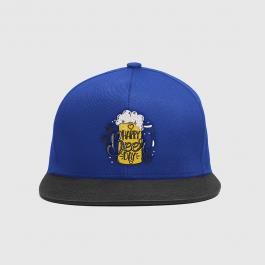Beer Day Embroidery Design Cap Mockup