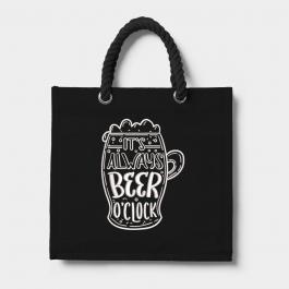 Its Beer OClock Totebag Mockup Design