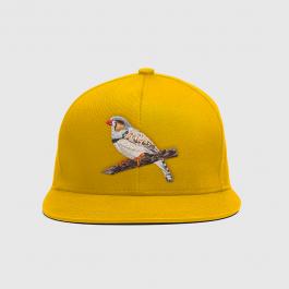 Beautiful Sparrow Cap Embroidery Design