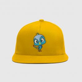 Innocent Bird Embroidery Design Cap Mock Up