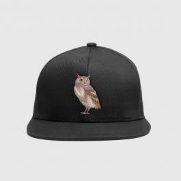 Mighty Owl Embroidery Design Cap Mock Up