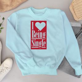 Being Single Vector T-shirt Design Mock Up