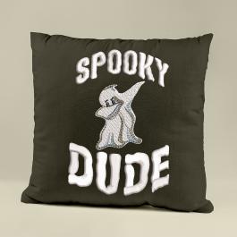 Spooky Dude Cushion cover mockup Design
