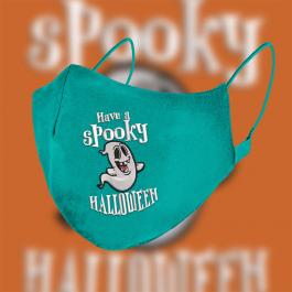 Have A Spooky Halloween Embroidery Design Mask Mock Up