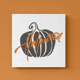 Pumpkin Halloween Wall Frame Design