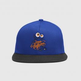 Halloween Eye Embroidery Design Cap Mock Up