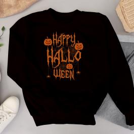 Pumpkin Happy Halloween Vector Graphic T-Shirt Mockup
