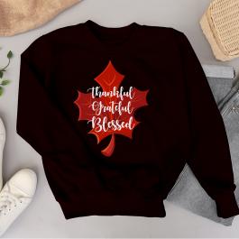 Thankful Grateful Blessed Vector Graphic Design T-shirt Design