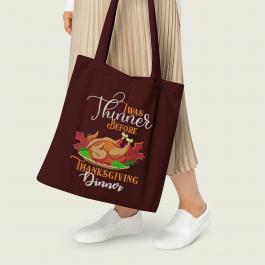 Thanksgiving Turkey Dinner Bag Mockup Design
