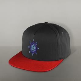 Snowflake Embroidery Patterns Cap Mockup