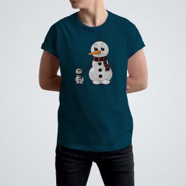 Snowman Family t-shirt mockup Design - Cre8iveSkill