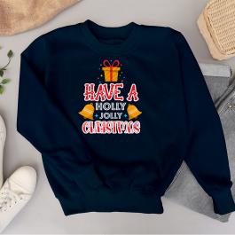 Have A Holly Jolly Christmas T-Shirt Mockup Design