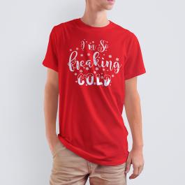 I Am So Freaking Cold T-shirt Design Mockup - Cre8iveSkill