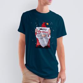 Merry Christmas Elf Vector T-shirt Design Mockup