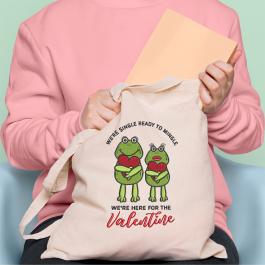 We're Single Ready To Mingle Tote Bag Design Mockup