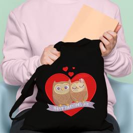 Valentine Day Love Couple Bag Mockup