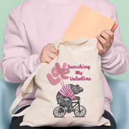 Searching My Valentine Bag Mockup