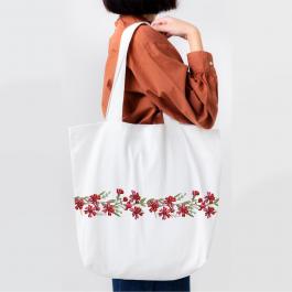 Embroidery Design Floral Border Bag Mockup Design - Cre8iveSkill
