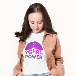 Girl Power International Women Day Vector Art T-shirt Design Mockup