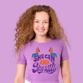 She Can & She Will Women Day Vector Design Vector T-shirt Design