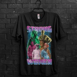 Strong Women T-Shirt Mockup Design Cre8iveSkill