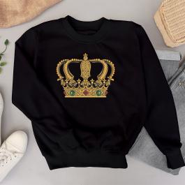 King Crown Embroidery Design Tshirt Mockup Desin - Cre8iveSkill